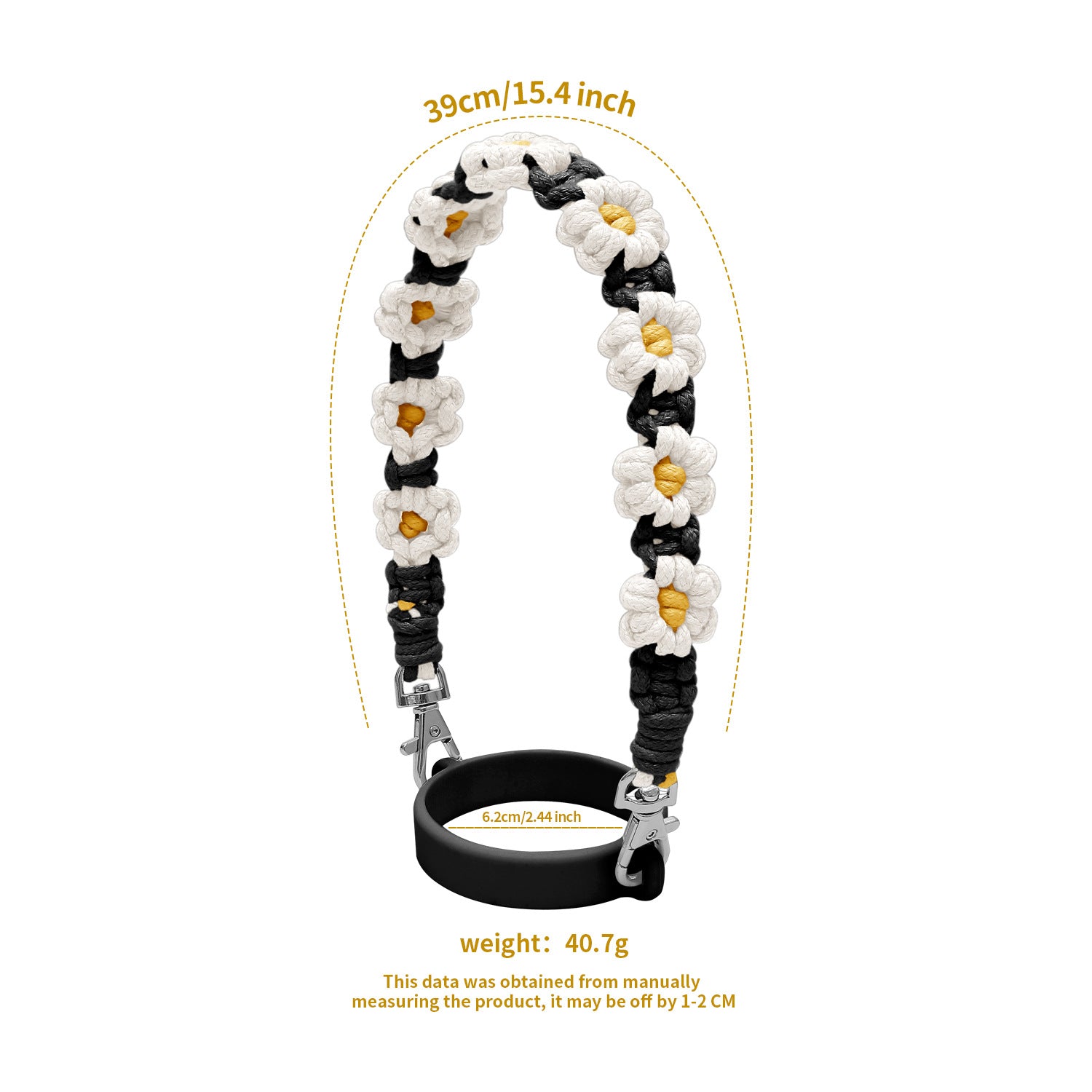 Wholesale Bohemian Pendant Daisy Cute Flower Water Cup Accessories